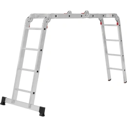 Лестница-трансформер Новая Высота алюминиевая с одной траверсой 1329234