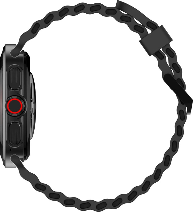 Смарт-часы TECNO Watch Neo,  1.43",  черный/оранжевый/черный [wn01]