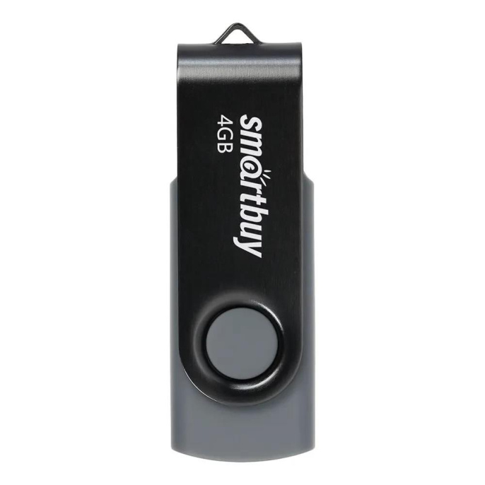 Smartbuy USB Drive 4GB Twist Black SB004GB2TWK