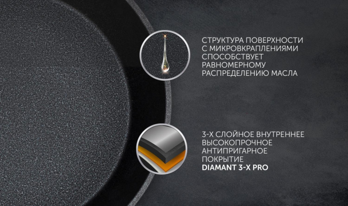 Кастрюля 4.1л Polaris Pro collection 24C,  алюминиевая, с крышкой [017171]