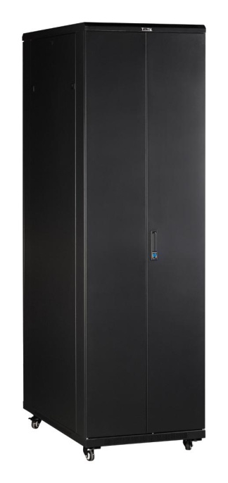 Шкаф коммутационный LanMaster TWT-CBB-22U-6X6-G1 напольный,  стеклянная передняя дверь,  22U,  600x600 мм