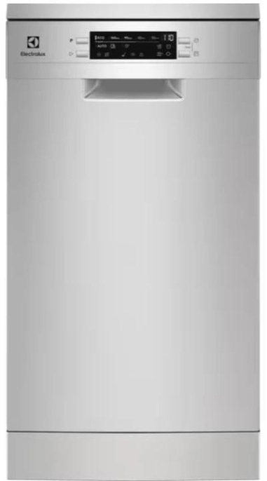 Посудомоечная машина Electrolux ESS43210SX, узкая, напольная, 45см, загрузка 10 комплектов, нержавеющая сталь