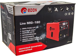 Сварочный полуавтомат Edon Line MIG-180 инвертор MIG-MAG/ММА/TIG 56846