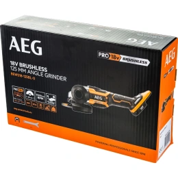 Бесщеточная угловая шлифмашина AEG BEWS18-125BL-0 4935464414