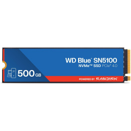 SSD накопитель WD Blue SN5100 500ГБ, M.2 2280, PCIe 4.0 x4,  NVMe,  M.2 [wds500g5b0e]
