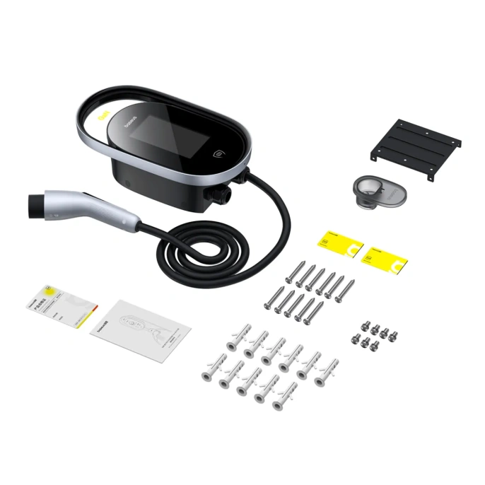 Зарядная станция Baseus BS-XM005 Starlight Series AC Charging Pile Bluetooth Air Version 7kW Cluster Black C00678402112-00