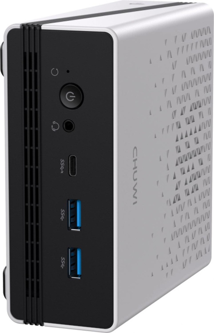 ПК Мини Chuwi UBox Ryzen 5 6600H 3.3 16Gb SSD512Gb 660M Windows 11 Pro 2x2.5GbitEth WiFi BT 90W белый/черный