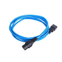 Шнур питания с фиксатором IEC 60320 C13/IEC 60320 C14, 10 А / 250 В 3 х 1,0 , длина 3 м, синий R-10-Cord-C13-C14-3-Blue