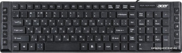Клавиатура Acer OKW010 черный USB slim Multimedia ZL.KBDEE.002 кабель 1.45м