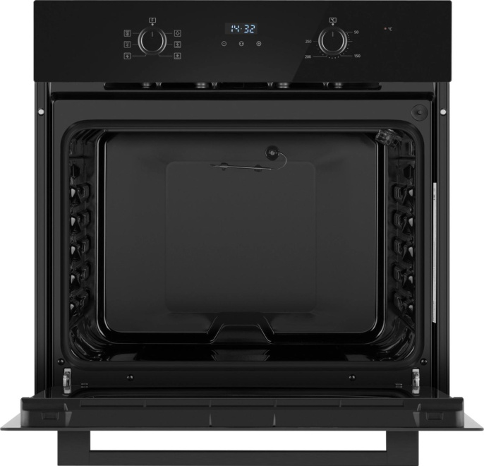 Духовой шкаф электрический WEISSGAUFF EOM 366 PDB,  67л,  дверца с 2 стеклами,  черный