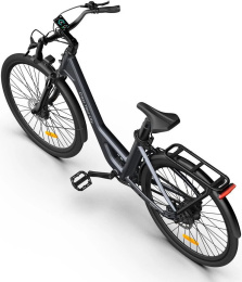 Электровелосипед ADO Electric Bicycle A28 Lite серый 28"x1,75"/500Вт/42Нм/36Вх9,6Ач/30км/ч/50км/аморт. вилка/ременной привод/IPX5/120кг