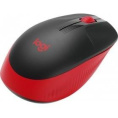 Манипулятор Logitech Wireless Mouse M190 (RTL) USB 3btn+Roll беспроводная 910-005908 black\red