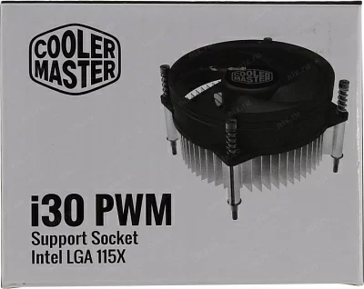 Охладитель Cooler Master RH-I30-26PK-R1 I30 PWM (4пин 1155 28дБ 2600об/м)