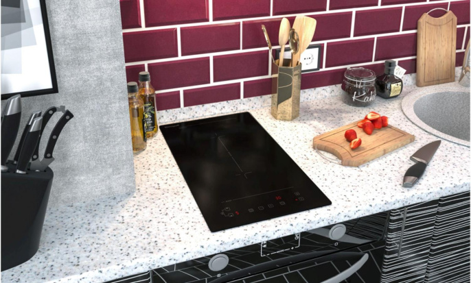 Индукционная варочная панель WEISSGAUFF HI 32 BFZC, независимая, черный 427769