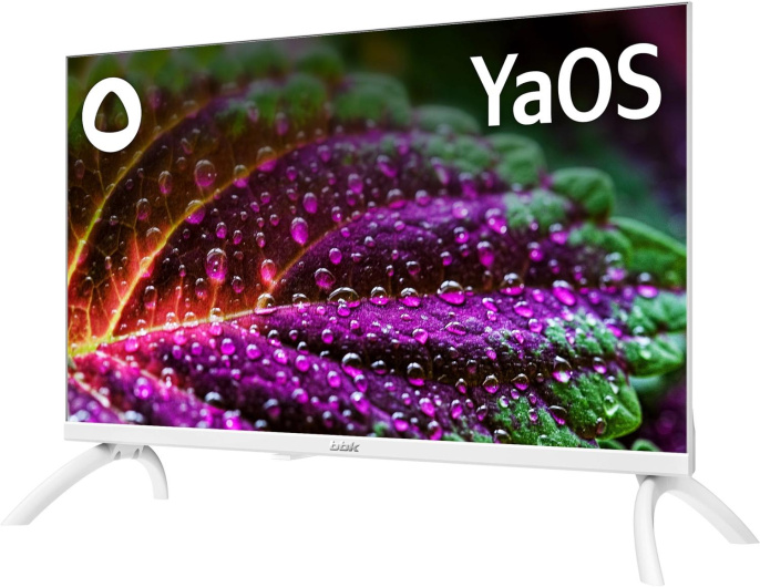 Телевизор LED BBK 24" 24LEX-7242/TS2C W Яндекс.ТВ белый FULL HD 50Hz DVB-T2 DVB-C DVB-S2 USB WiFi Smart TV RUS