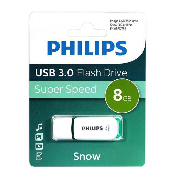 Флеш накопитель 8GB PHILIPS SNOW3.0 8GB, USB 3.0 (FM08FD75B/97)
