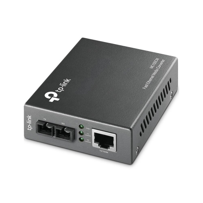 TP-Link MC100CM Многомодовый медиаконвертер Fast Ethernet 100Base-TX / 100Base-FX Duplex SC , 1310нм, многомод до 2 км