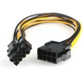 Удлинитель кабеля питания Cablexpert PCI-Express 6+2pin M/ PCI-Express 6+2pin F 30см CC-PSU-84