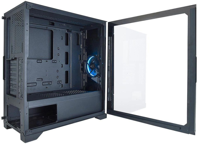 Корпус ATX AZZA Eclipse, Midi-Tower, без БП,  черный [csaz-440 eclipse]