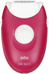 Эпилятор Braun SE3276 скор.:2 от электр.сети розовый/белый
