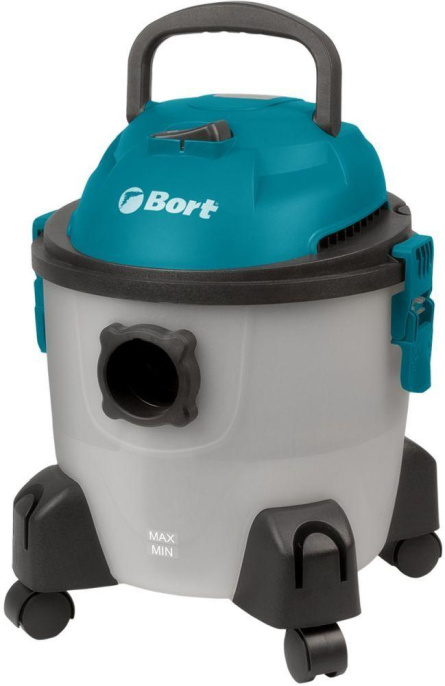 Строительный пылесос Bort BSS-1215-Aqua 1250Вт уборка: сухая/влажная серый