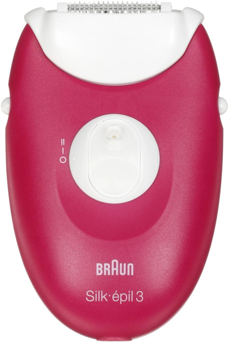 Эпилятор Braun SE3276 скор.:2 от электр.сети розовый/белый