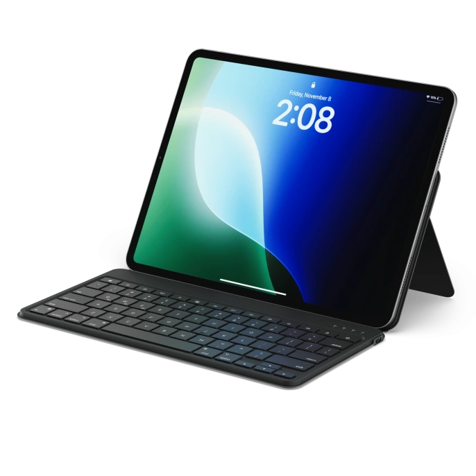 Клавиатура беспроводная с подставкой Satechi OntheGo Bluetooth Keyboard With Stand. Цвет: черный (ST-KOTGK-RU)