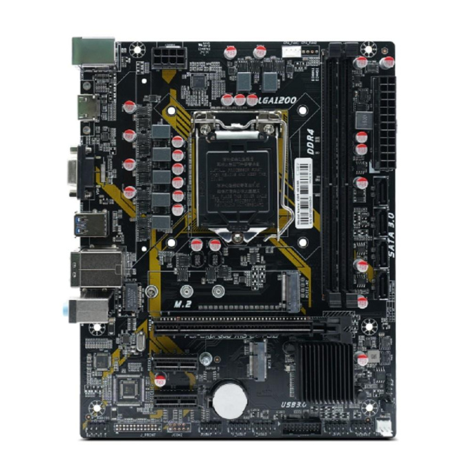 CBR H510M { Chipset 470, Socket 1200, 2*DDR4, mATX, VGA+HDMI, 1*PCIEx16,1*PCIEx1,1*M.2 PCIe NVMe Gen3 x4 , 3*SATA3, 2*USB2.0 + 2*USB3.0, LAN 1Gb}