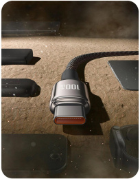 Кабель Romoss CB303A,  USB Type-C (m) -  USB (m),  2м,  MFI,  черный