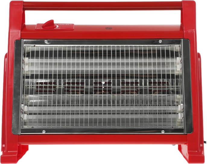 Инфракрасный обогреватель CENTEK CT-6140, 2000Вт, с термостатом, 20м2, кварцевый, красный/серый