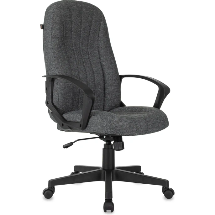 Кресло руководителя Gigant серое, сетка, ткань, крестовина пластик, 120 кг GCH-13