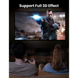 Кабель UGREEN HD118-40408 HDMI 2.0 to HDMI 2.0, 4K@60Hz, в нейлоновой оплётке, 1m, Black