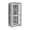 Шкаф телекоммуникационный 19" напольный 42U ExeGate EC-FS-42U.600.1000.G.V.GREY 19”, 42U, 600x1000x2054mm ШхГхВ , передняя дверь закаленное стекло, задняя перфорированная дверь, съемные боковые панели, пыле- и влагозащита IP20,  (EX300280RUS)