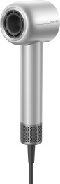 Фен Trouver Shine 10 Silver AMSH10 технология AeroBlossom, несколько режимов сушки, датчки NTC для измерения температуры 1000 раз/с, уход за волосами с использованием плазменной технологии, бесщеточный электродвигатель с поддержкой скорости 110000 об/м