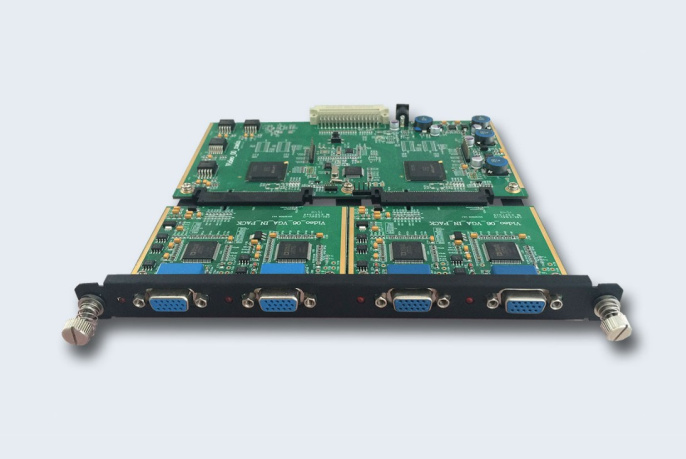 TNTv/TNT MMS-4WI-VGA Карта интерфейсная, VGA, 4 внешних входных порта: HD-DB15, для коммутаторов серии MMS-xxxxSISL