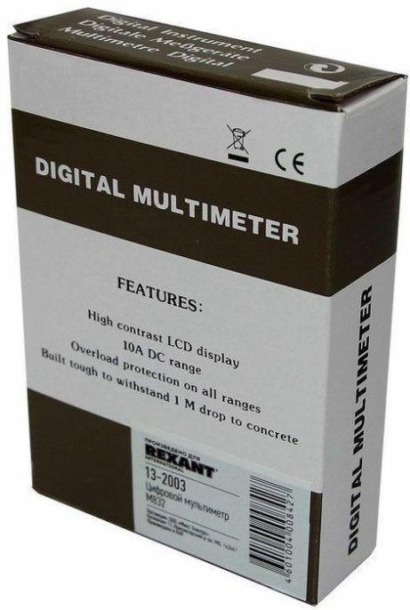 Мультиметр цифровой MASTECH M832, ручной [13-2003]
