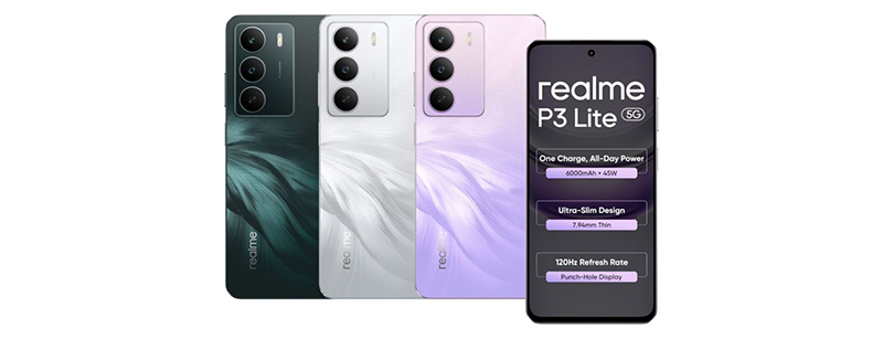 Представлен realme P3 Lite 5G: бюджетник с ёмкой АКБ и прочным корпусом