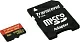 Карта памяти Transcend TS8GUSDHC10U1 microSDHC Memory Card 8Gb Class10 + microSD--SD Adapter