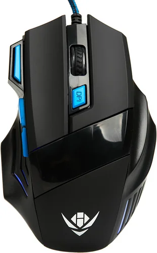Мышь MOG-21U Nakatomi Gaming mouse - игровая, 7 кнопок ролик прокрутки, USB, черная