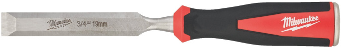 Стамеска Milwaukee 4932479894 3/4" (плоская, ударная, ширина режущей части: 18мм, материал лезвия: сталь, материал рукояти: двухкомпонентный)