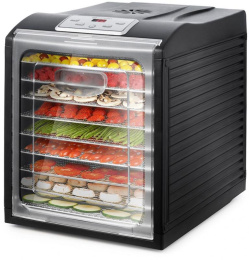 Сушилка для овощей и фруктов KITFORT КТ-1908,  черный,  27 поддонов