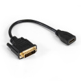 Кабель-переходник HDMI-DVI-D ExeGate EX-CC-HDMIF-DVIM (19F/25M, позолоченные контакты, 0,2м) EX294675RUS