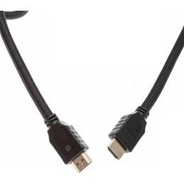 Аудио-видео кабель CACTUS CS-HDMI.2-1 HDMI (m)/HDMI (m) 1м. позолоч.конт. черный 1723649