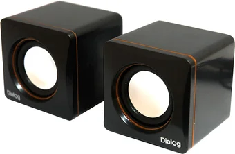 Акустическая система Dialog AC-04UP BLACK-ORANGE 2.0, 6W RMS
