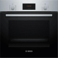 Духовой шкаф электрический Bosch HBF512BS1T,  66л,  дверца с 2 стеклами,  нержавеющая сталь