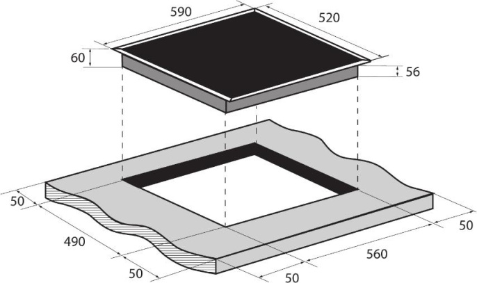 Индукционная варочная поверхность Zugel ZIH604W белый