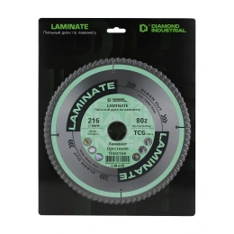 Диск пильный по ламинату, пластику 216х30 мм, Z=80 TCG Laminate Diamond Industrial DIDL216Z80