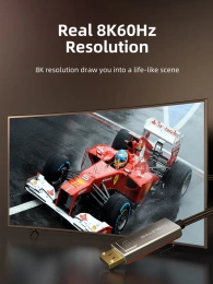 Кабель CABLETIME CC22L (CT-CMDP8K-ZG2) 2 м, USB C-DisPlayPort 8K/60 Гц