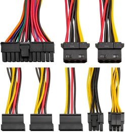 Блок питания 750W ExeGate UNS750 ATX, 12cm fan, 24pin, 2x 4+4 pin, 2xPCI-E, 5xSATA, 3xIDE EX292164RUS