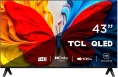 43" Телевизор TCL 43S5K-UZ QLED, FULL HD, СМАРТ ТВ, Google TV, черный